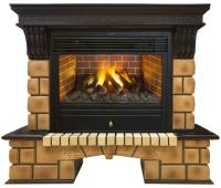 Электрокамин Real Flame Stone Brick с очагом 3D Novara 26 фото в интернет-магазине AIR-RUS.RU