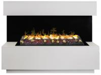 Электрокамин Real Flame Modern белый с очагом 3D Cassette 1000 фото в интернет-магазине AIR-RUS.RU