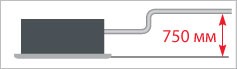 Дренажная помпа для отвода конденсата на высоту до 750 мм