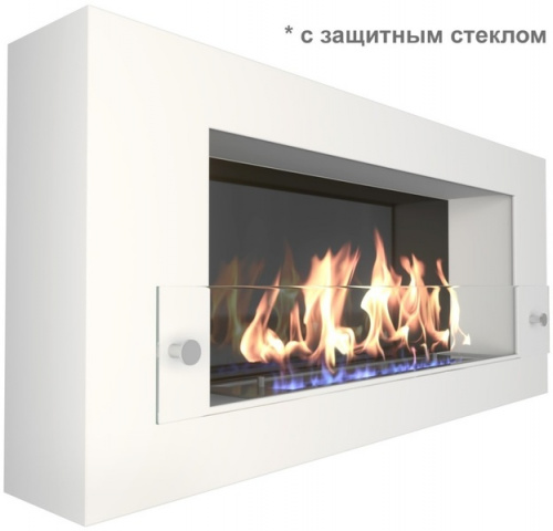 Настенный биокамин ZeFire Orion stemalit 900 белый фото в интернет-магазине AIR-RUS.RU